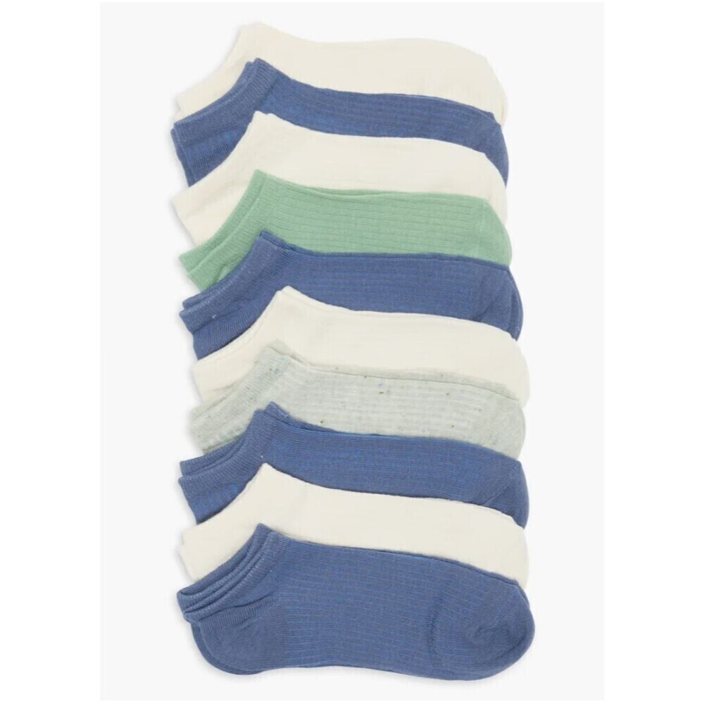 Lucky Brand No Show Socks Womens 10 Pack Size 5-9 Soft Low Cut NWT Everyday